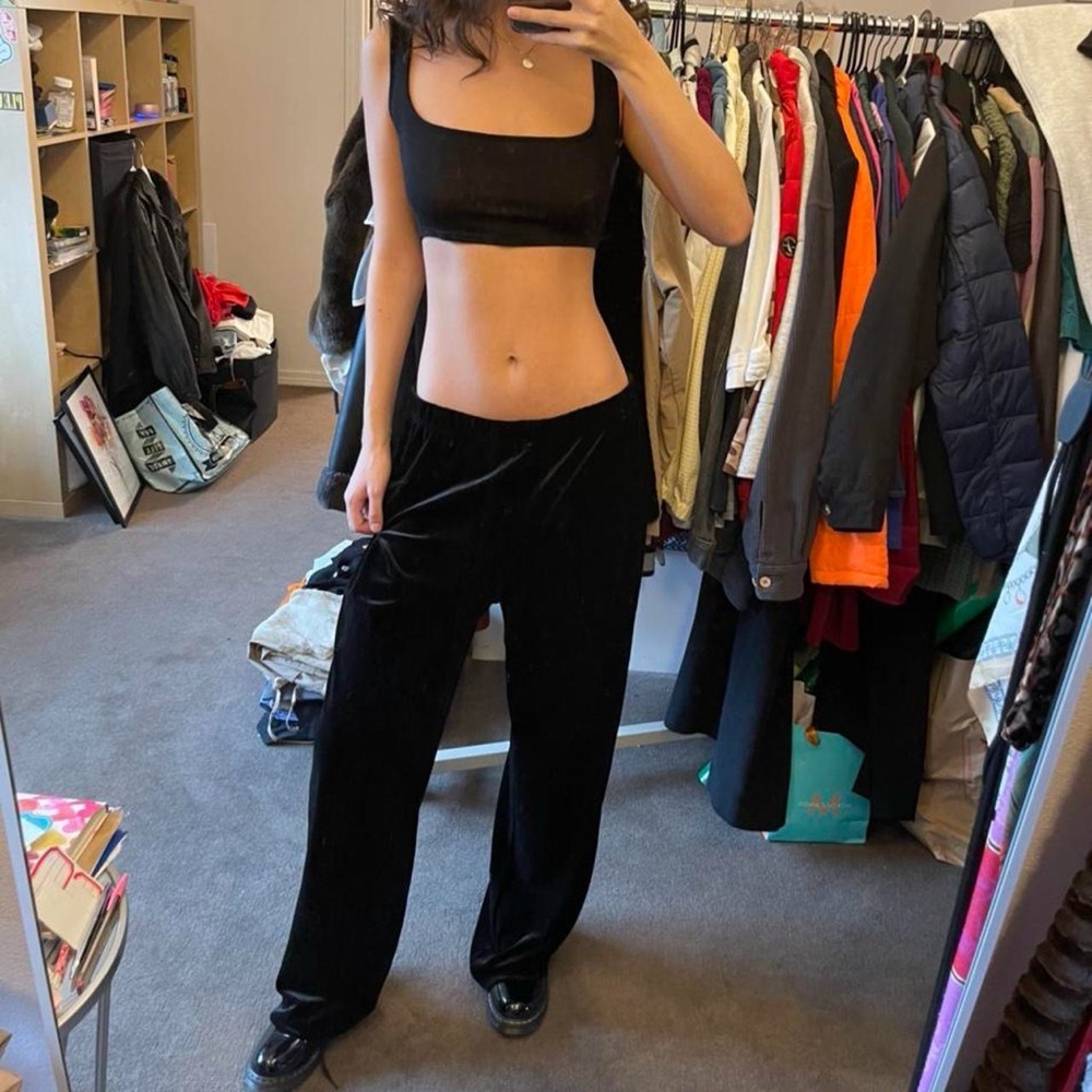 Serengeti Black Wide Leg Pants